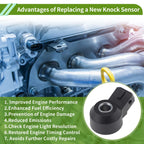 Ignition Knock Detonation Sensor No.1865A040 for Mitsubishi Outlander (2008–2021)