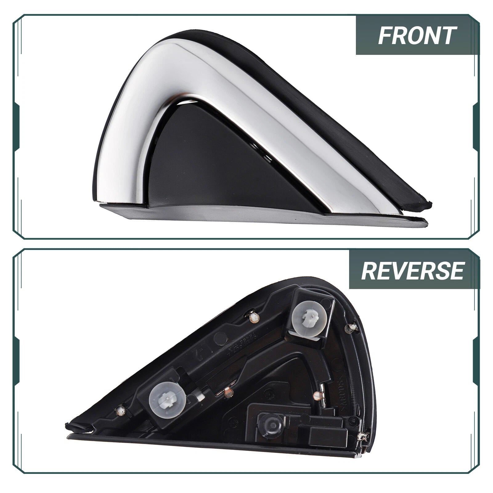 Left Driver Mirror Corner Triangle Trim for Honda CR-V (2017–2022)