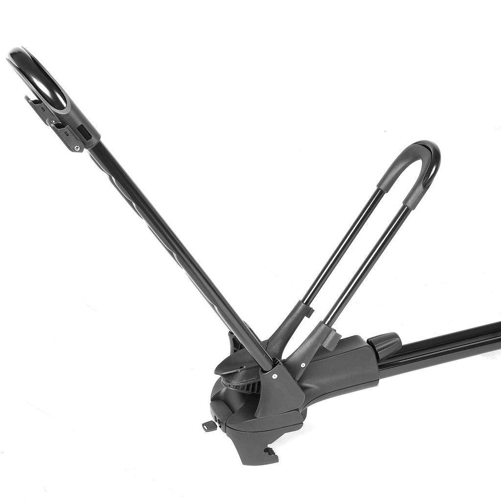 Heavy Duty Iron Roof Top Bicycle Mount Bike Rack w/Lock for Universal Fit