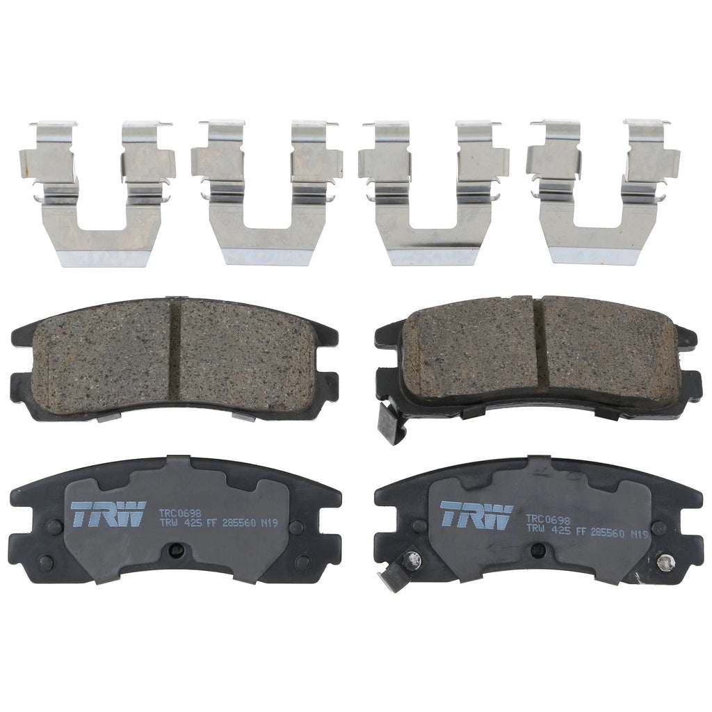 Set of 4 Disc Brake Pads for Chevrolet Impala (2000–2010)