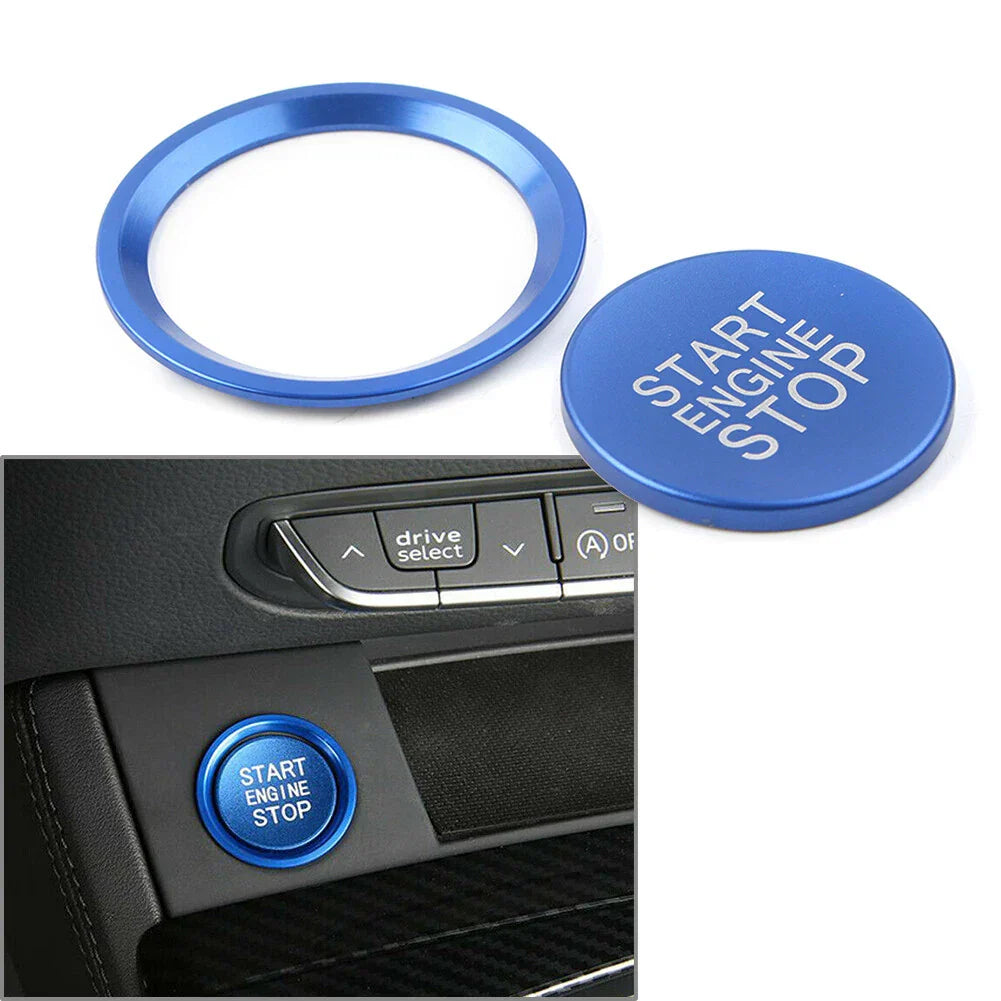 Engine Start Button Decorative Ring Cover for Audi A4L A5 A6L A7 A8