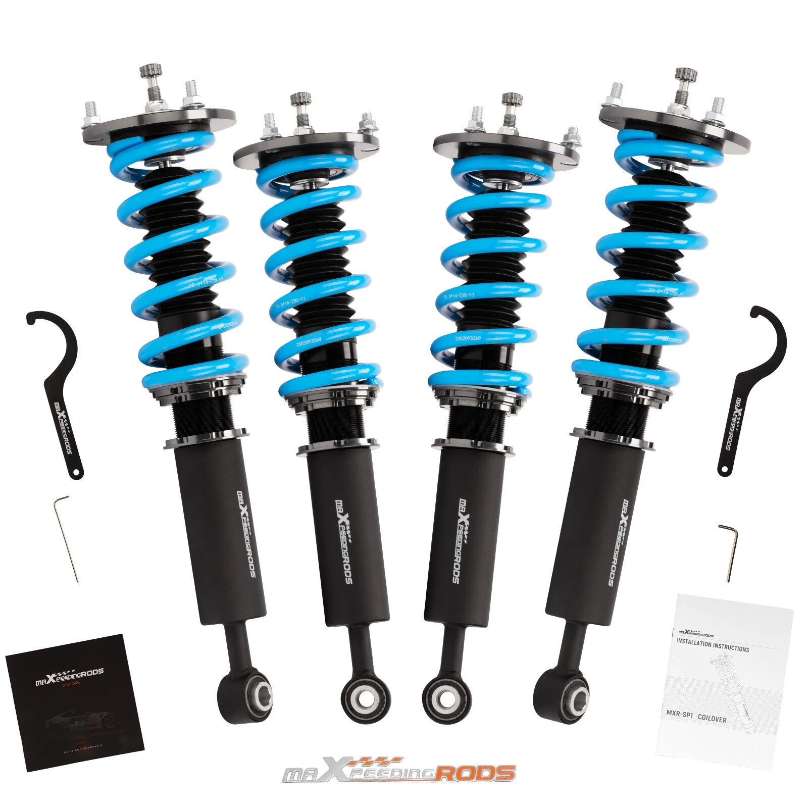 2X Adjustable Coilovers for Lexus LS430 (2001-2006)