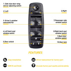 Door Window Switch Panel Control Bezel for Dodge Ram 1500 2500 3500 (2009-2010)