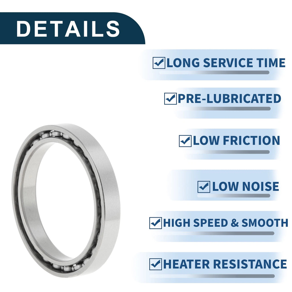 Deep Groove Ball Bearing 40x52x7mm for Scooter Skateboard (P5)