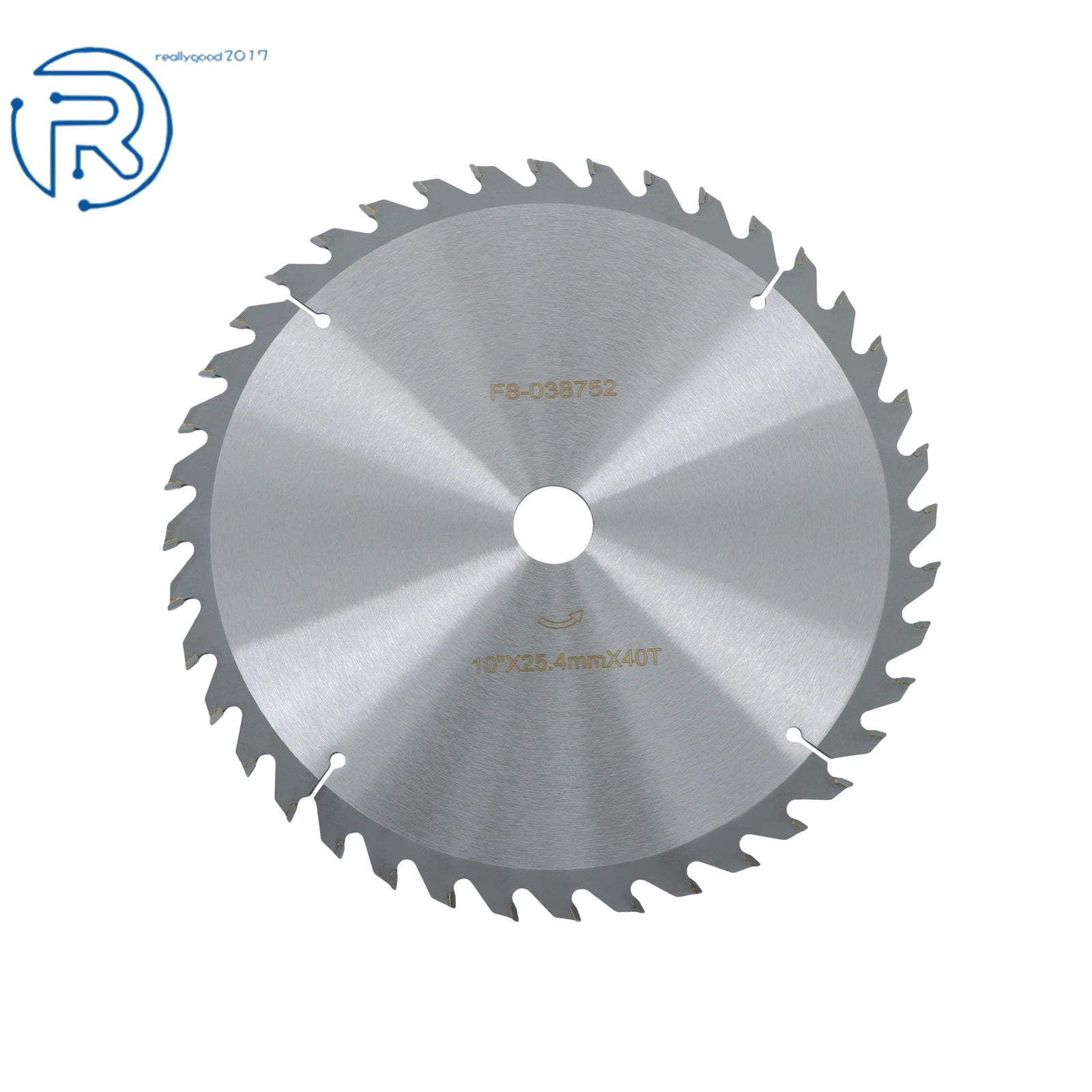 10-Inch 40 Tooth Carbide Saw Blade for Wood (Compatible with Nails)