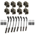 Set of 8 Ignition Wires & 8 Spark Plugs for Chevrolet Pontiac (5.7)
