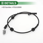 ABS Wheel Speed Sensor No. 47910JD000 for Nissan Qashqai (2007–2013)