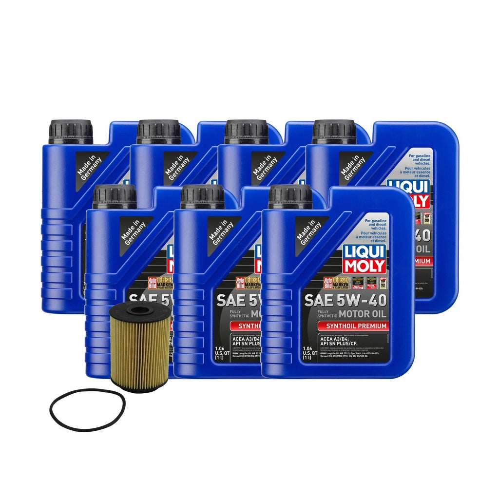 Liqui Moly Synthoil Premium SAE 5W-40 Oil Change Kit for Audi 3.2/3.6L (2005–2012)