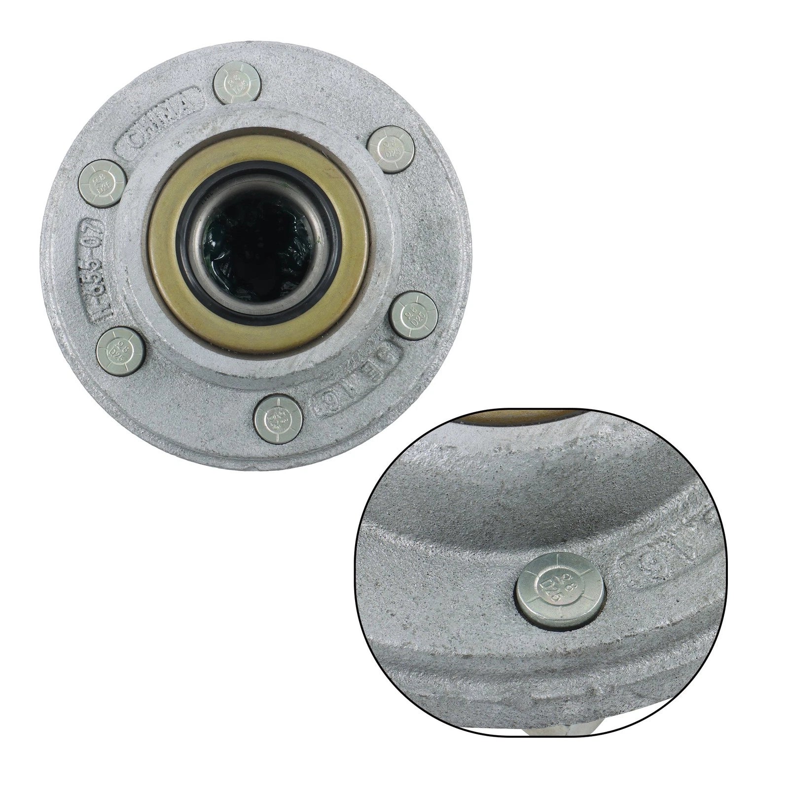 Bearing Kit for 6000lb Axle (Galvanized Trailer Hub)