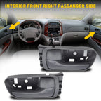 Interior Door Handle Set for Toyota Sienna  - Gray