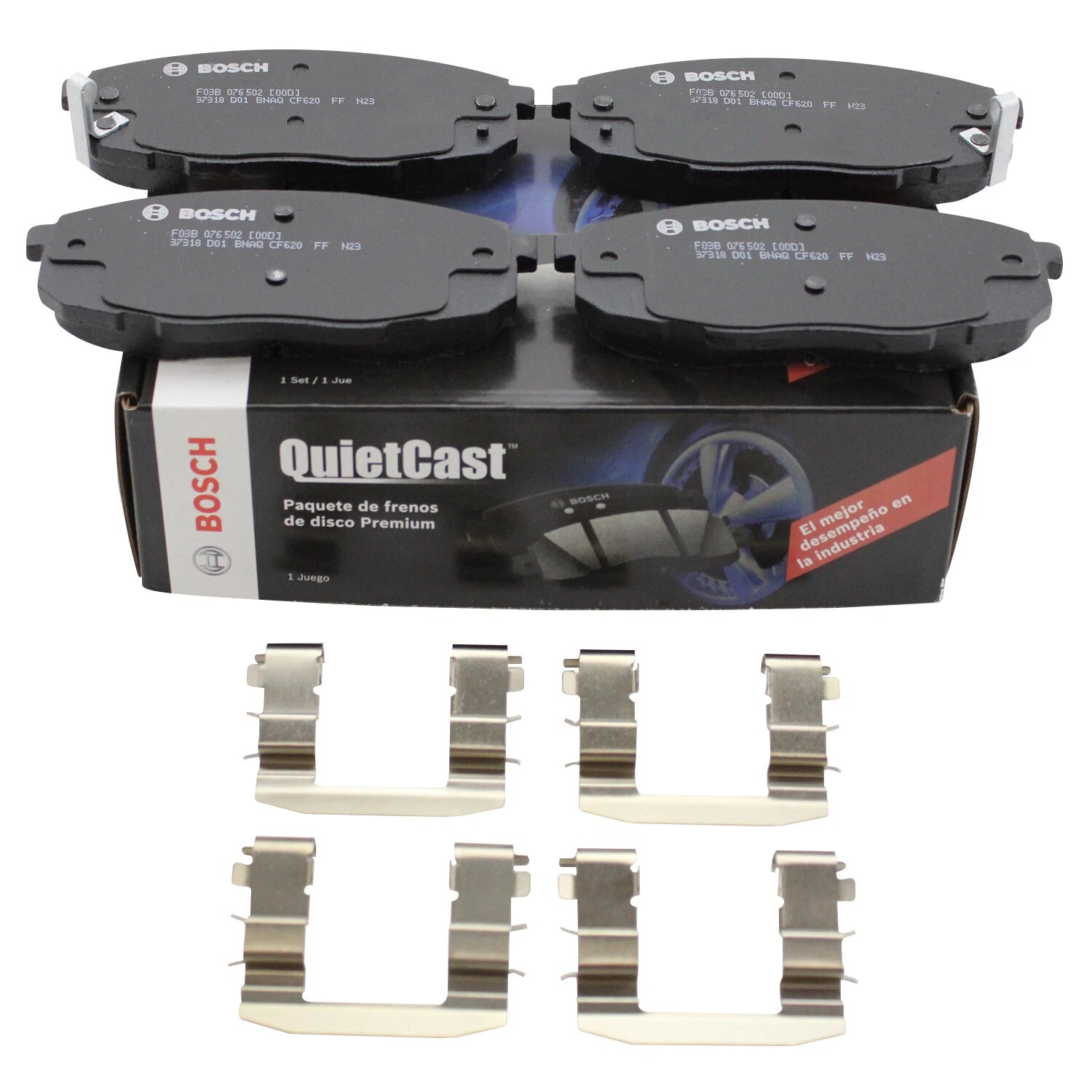 Bosch QuietCast Front Semi-Metallic Brake Pads for Hyundai Kia