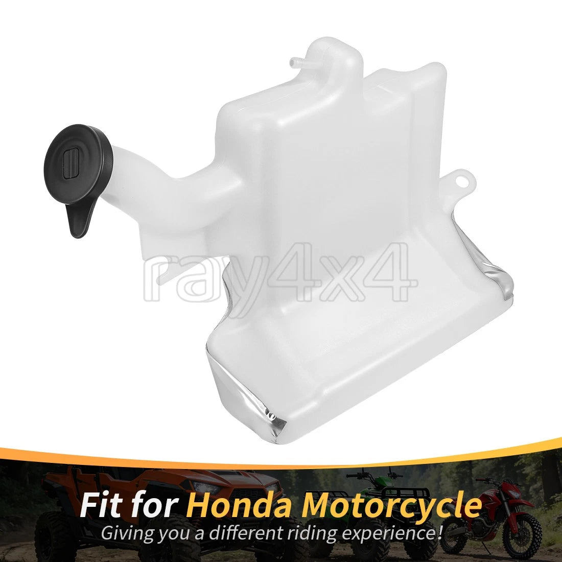 Coolant Reservoir Overflow Tank w/Cap for Honda Goldwing 1800 (2001–2017)