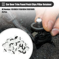 25 Pcs Door Trim Panel Push Clips Retainer for Chevrolet (No. 11519031)
