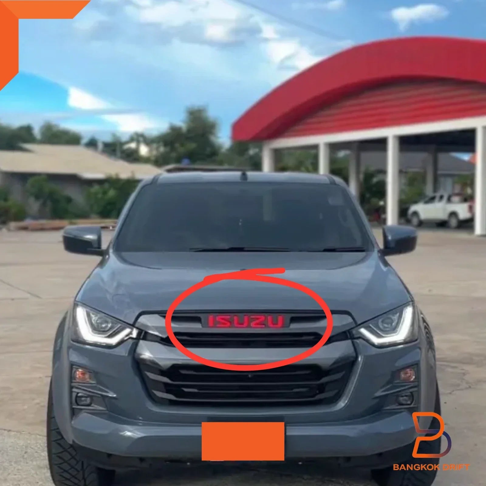 3D Front Grille Emblem Logo for Isuzu D-Max (2020-2023)