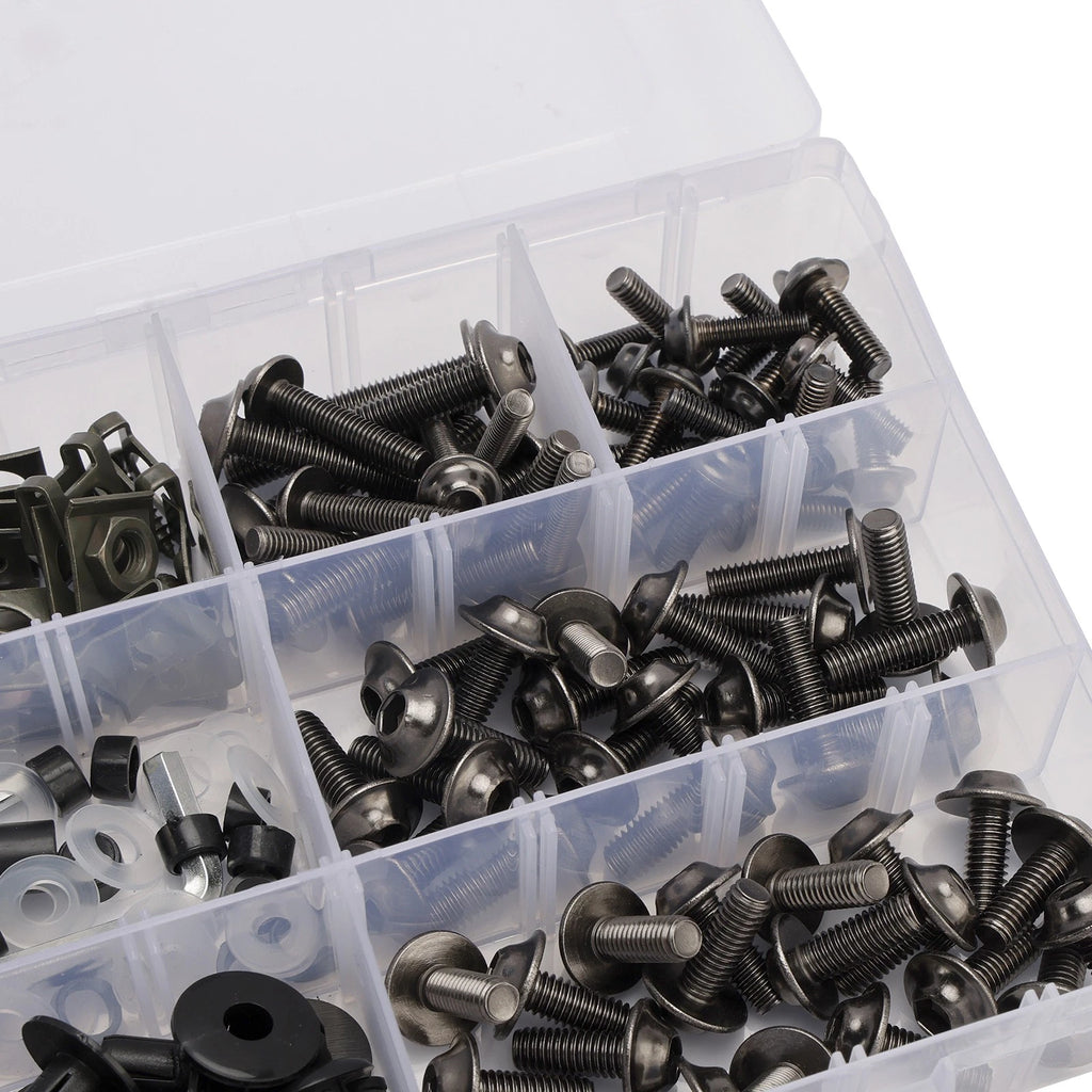 Titanium Fairing Bolts Screws Kit for Yamaha YZF R6 R1 R25 R125 R3 T-MAX MT XJR (2000–2023)