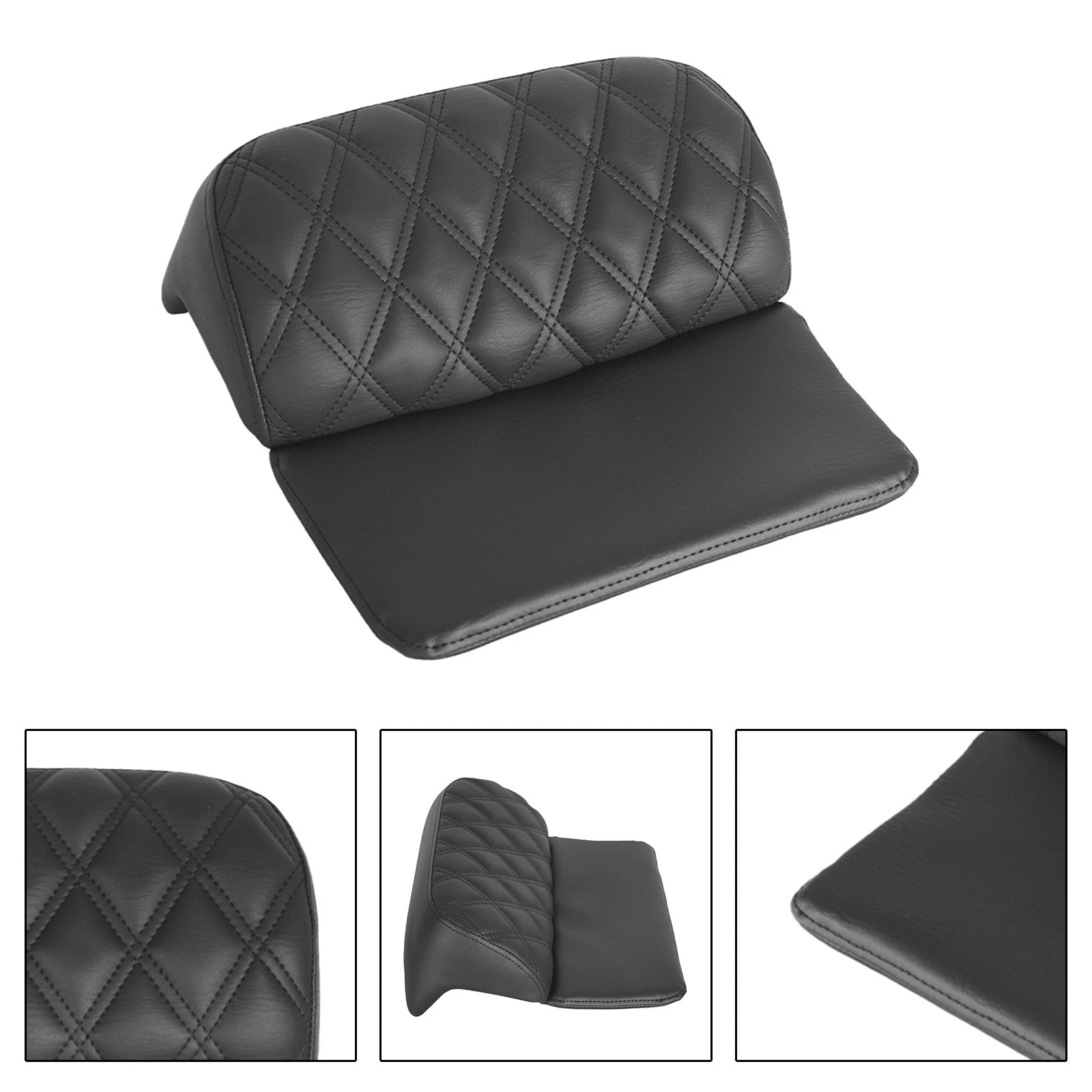 Chopped Pack Trunk Backrest Pad for Harley Touring Road Glide Tri Glide (2014–2023)
