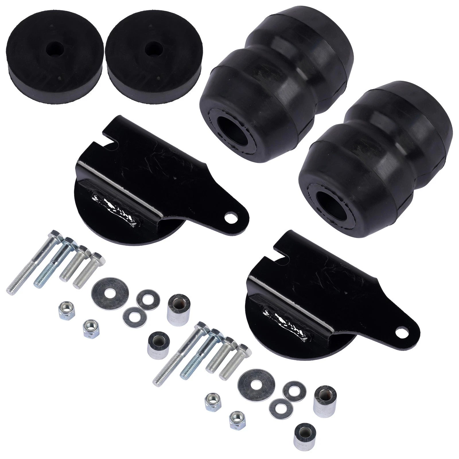 Rear Rubber Helper Suspension Bump Stops for Chevy Silverado 1500 2500 (1999-2010)