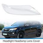 Headlight Lens Cover for Kia Sorento (2009–2012) PC Clear