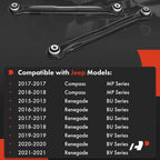 2X Rear Forward Control Arm for Jeep Compass Renegade (2015-2018)