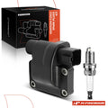 Set of 4 Ignition Coils & Iridium Spark Plugs for Honda Accord (1997)