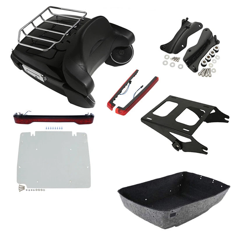 Trunk Pad Rack Light Speaker Mount for Harley Road Glide (2014–2026)