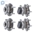 Set of 4 Wheel Hub Bearings for Nissan Rogue (2008–2013)