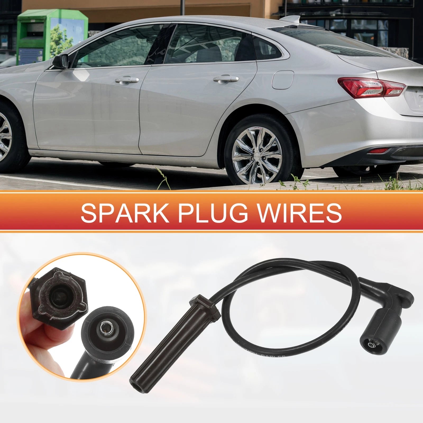 6pcs Spark Plug Wire Ignition Coil Cable No. 89018131 for Chevrolet Uplander (2005–2008)
