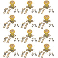 12X Yellow Steering Wheel Spinner for Ford/New Holland (R3280)