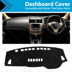 Dash Mat Dashboard Cover for Nissan Tiida (2006–2013) Black Non-Slip