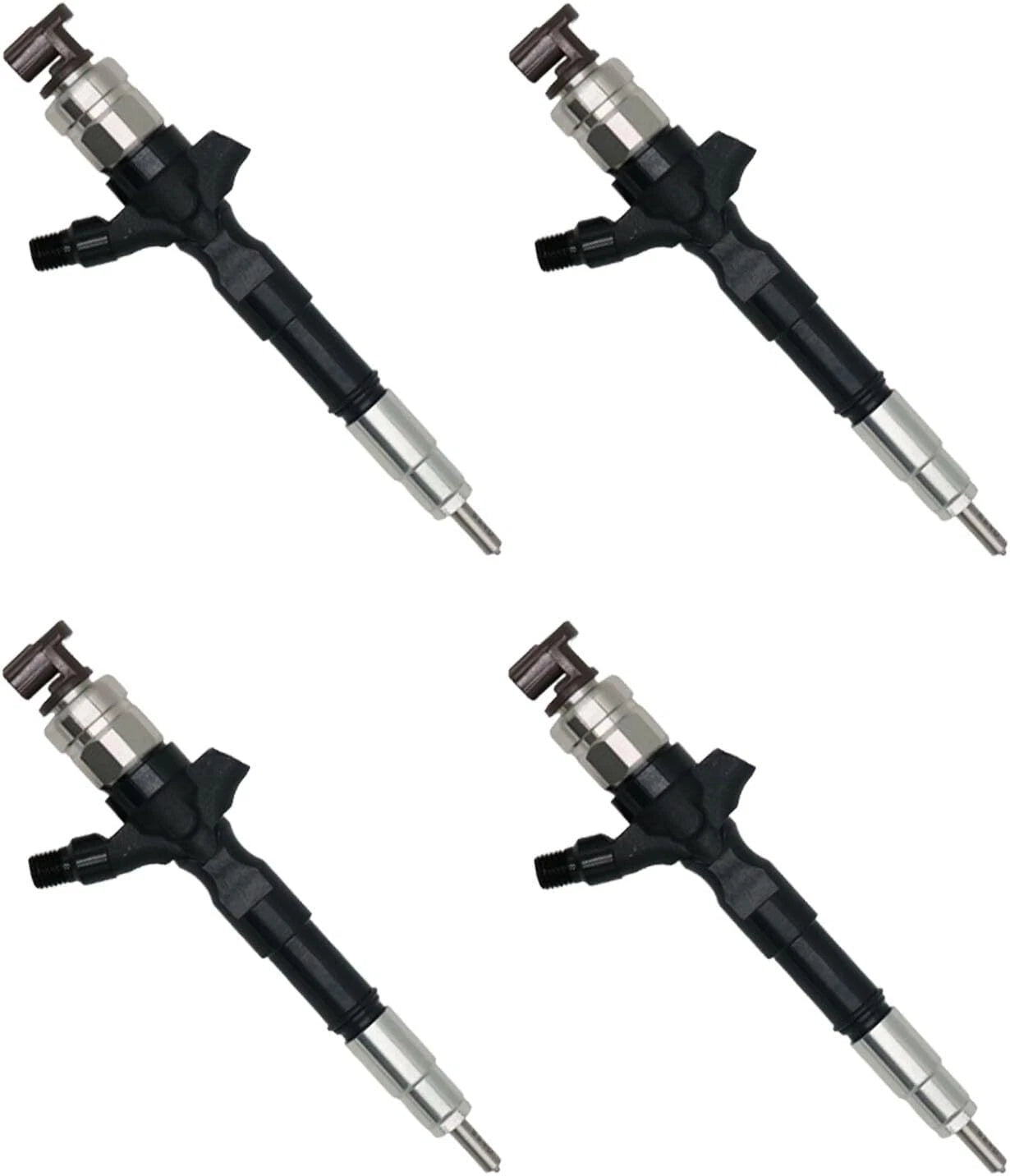 4X Fuel Injector 23670-09060 for Toyota 2KD-FTV 2.5L D4D (2000–2006)