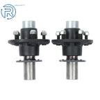 Set of 2 Trailer Hub Kits for 5 on 4.5" Axles (3500lbs, #84 Spindle)