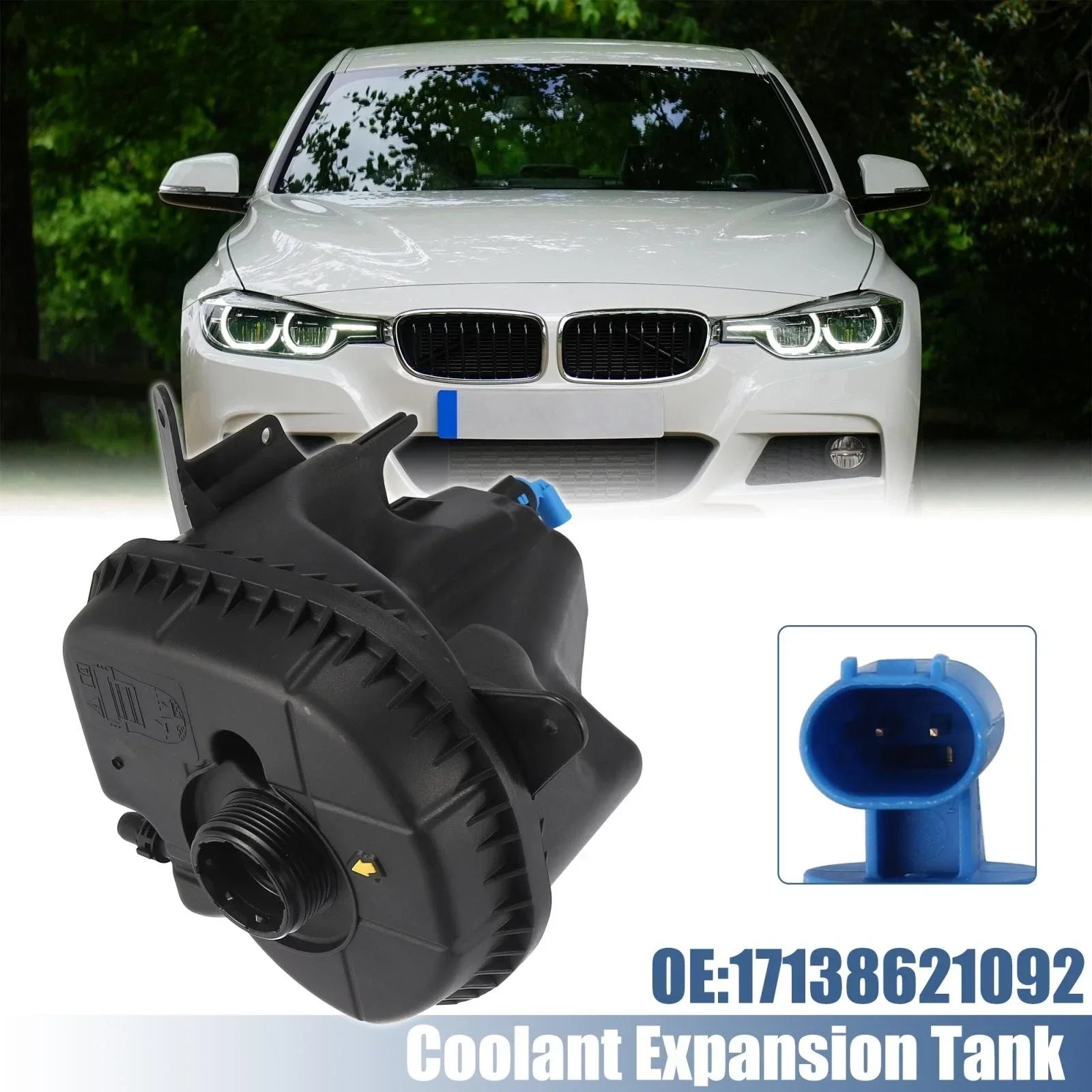 Radiator Reservoir Tank Plastic 17138621092 for BMW X6 (2008 - 2016)