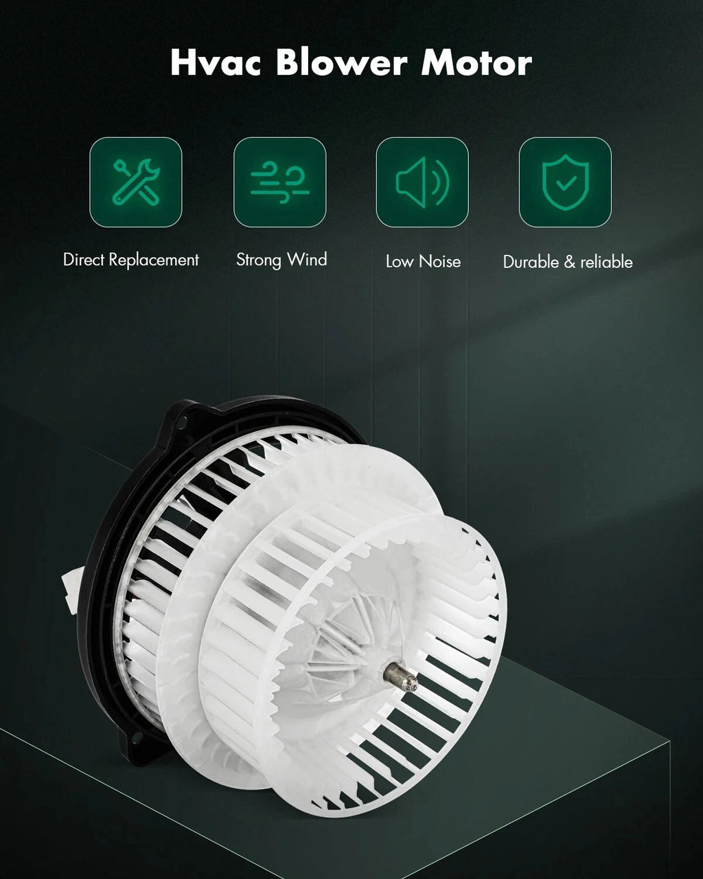 A/C Heater Blower Motor with Fan Cage for Toyota Prius (2001–2009)
