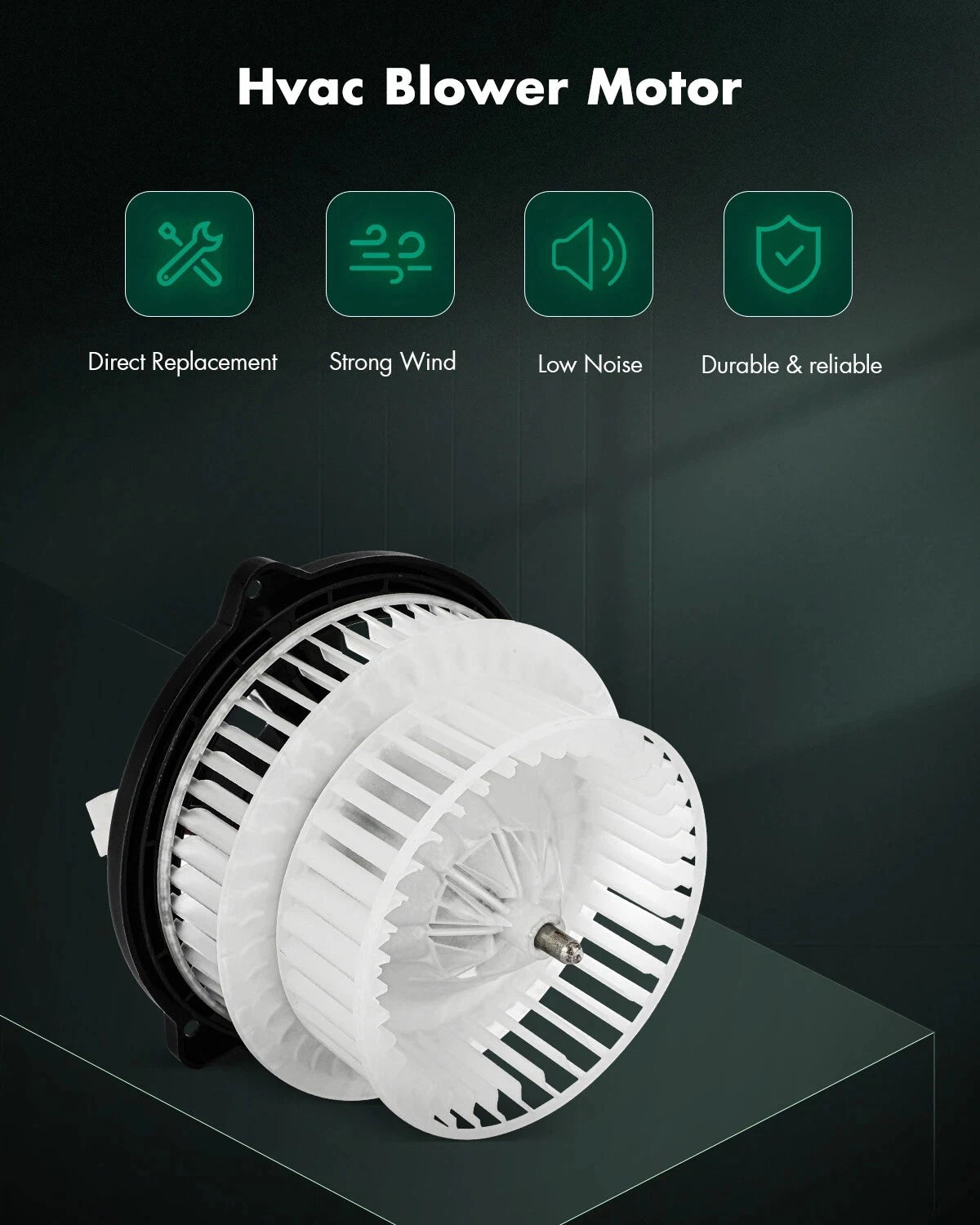 A/C Heater Blower Motor with Fan Cage for Toyota Prius (2001–2009)