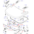 Hood Latch Release Control Cable for Land Rover Range Rover Sport (14-18)