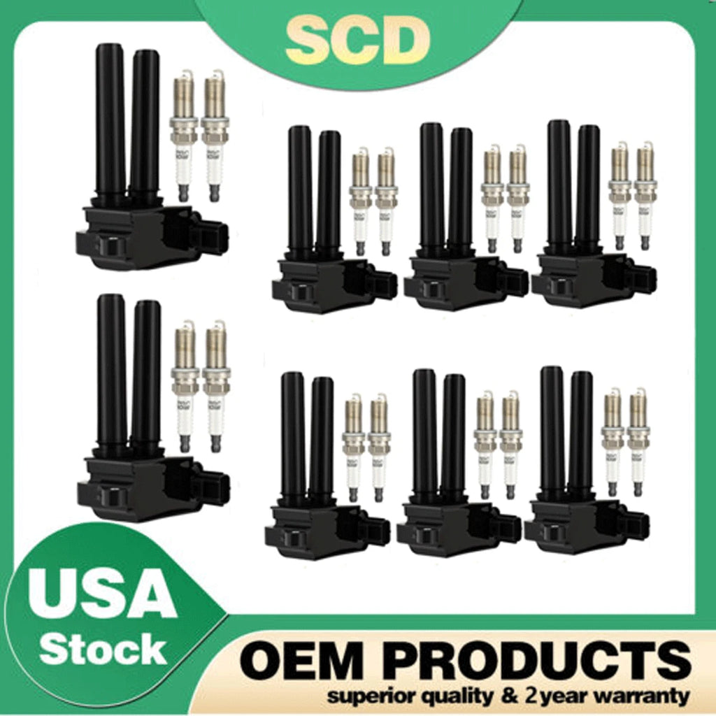 Energy Ignition Coil & Spark Plug for Dodge Ram 1500 2500 Durango (2002–2023) UF504