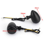 LED Bullet Turn Signals for Harley Chopper Cafe Racer (T8)
