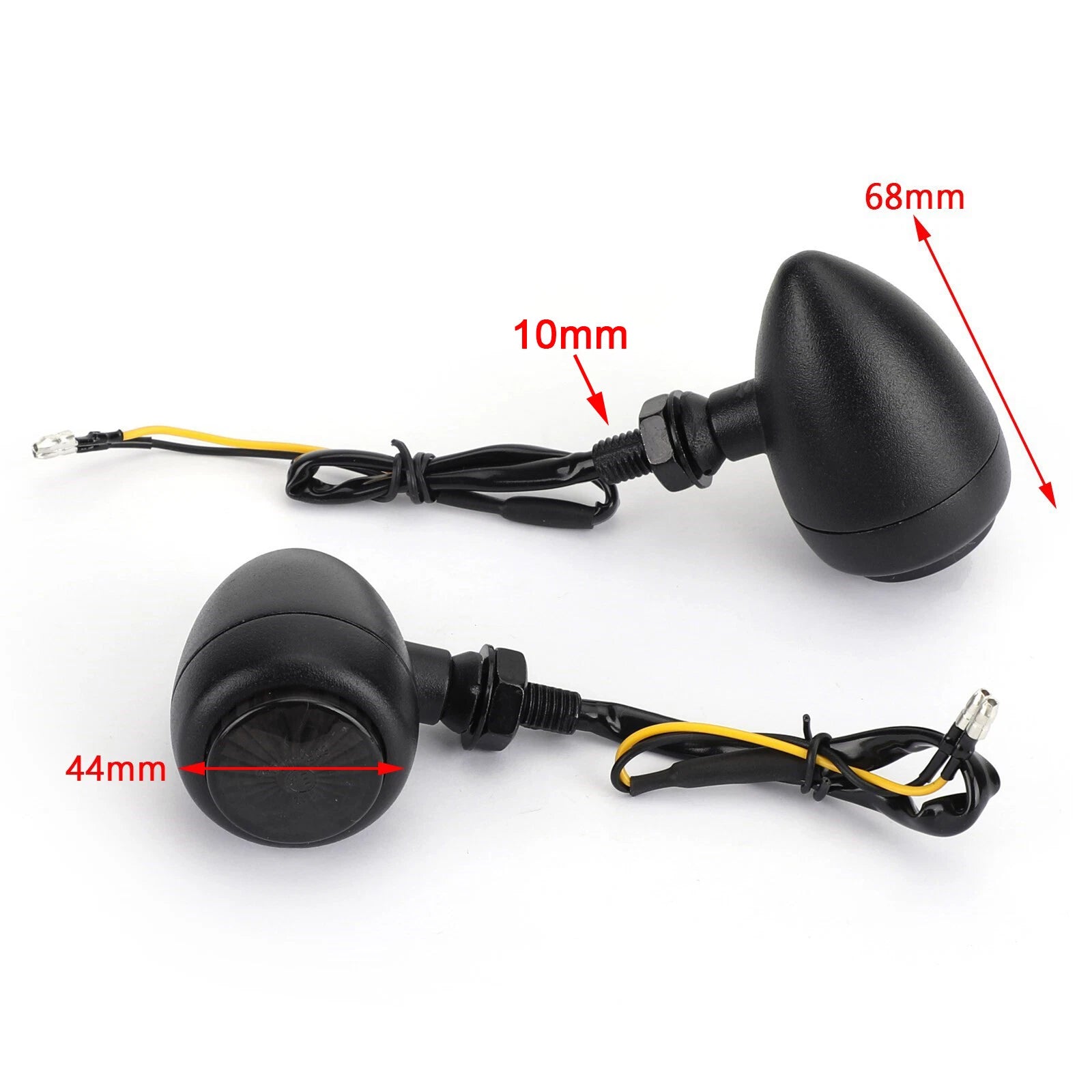 LED Bullet Turn Signals for Harley Chopper Cafe Racer (T8)