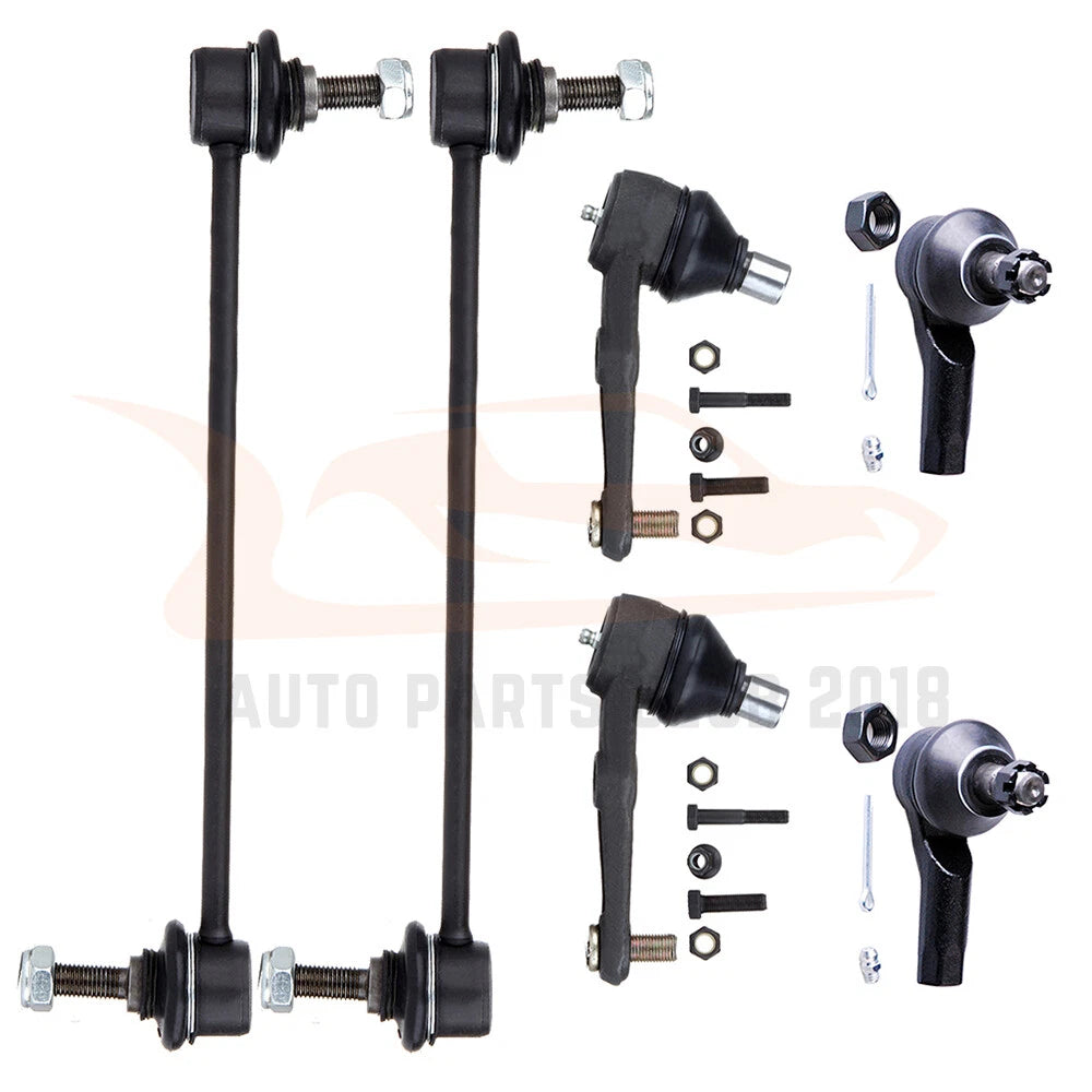 Set of 6 Front Lower Ball Joints for Mazda Protege (1995–1998)