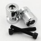 Chrome Swingarm Spools 8mm Thread for Honda RC51 (2000–2006)