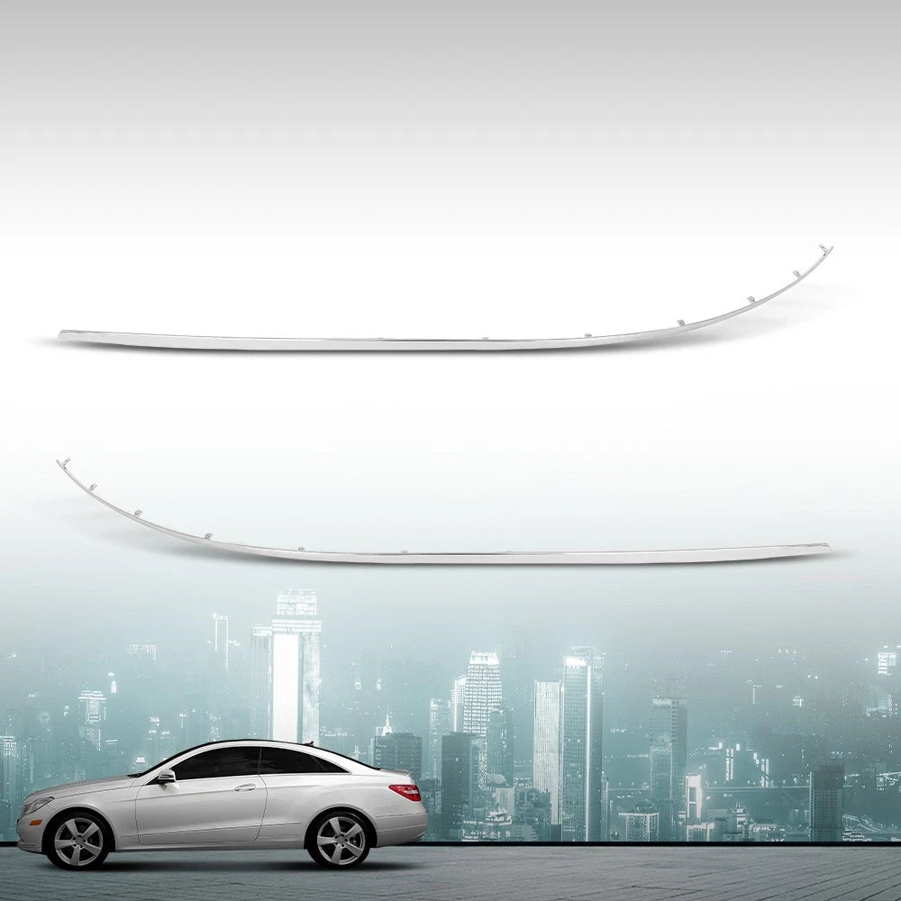 Set of 2 Rear Bumper Trim Molding for Mercedes Benz E350 E550