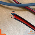 10M Premium T-Shape Rubber Edge Trim Fender Flare Seal 3M Adhesive for Car Truck