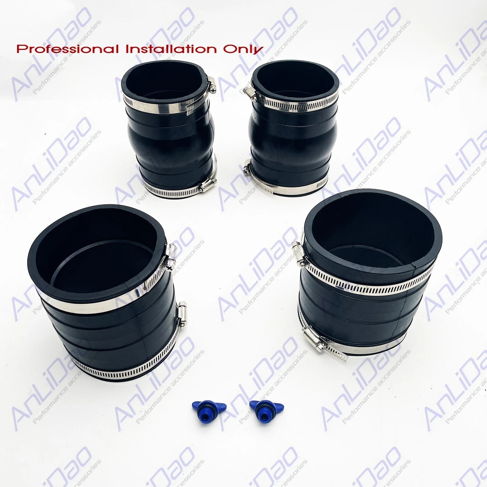 Exhaust Manifold Bellow Hose Repair Kit for OMC Sterndrive V6 V8 (3852696)