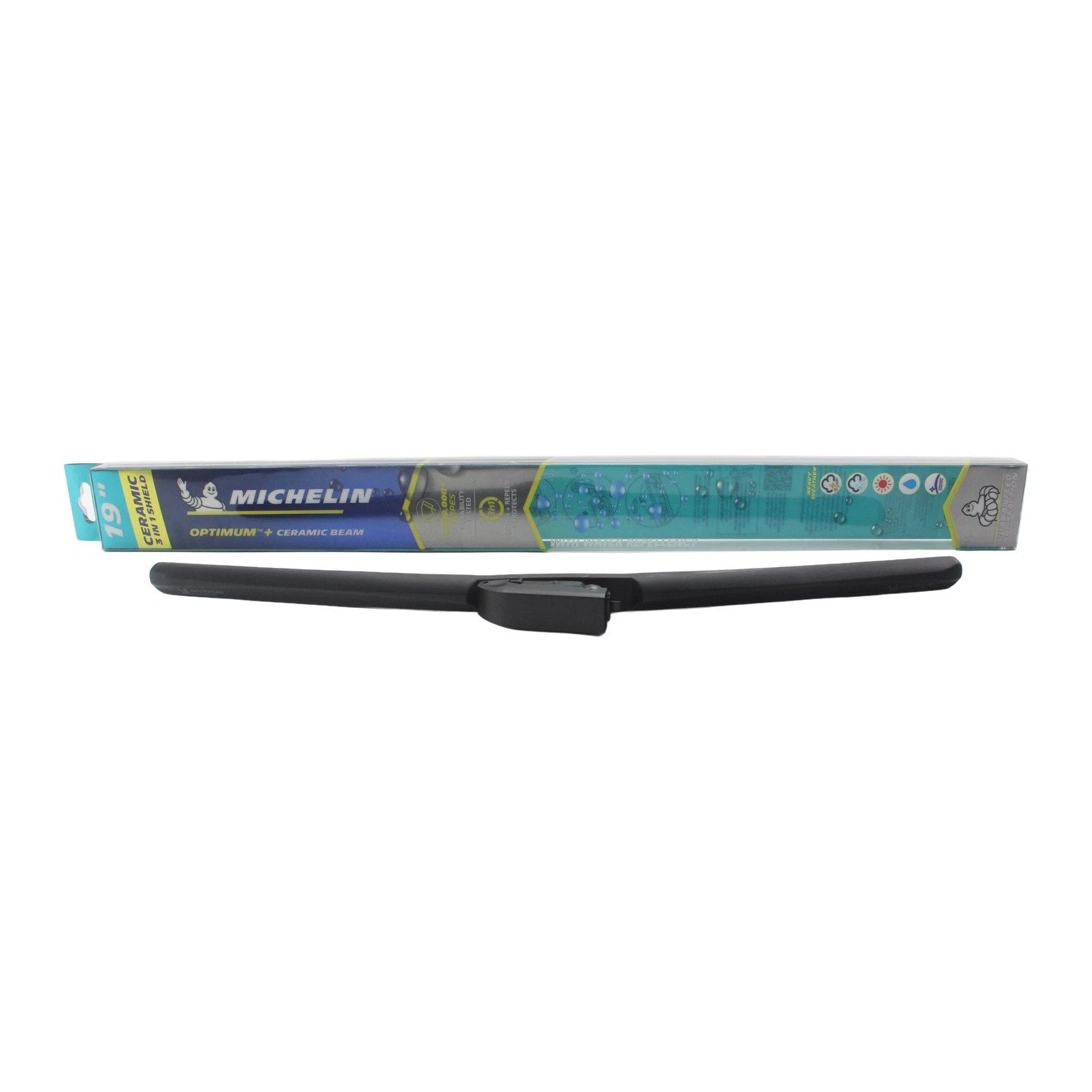 Set of 2 Michelin Optimum+ 19" Ceramic Beam Wiper Blades for