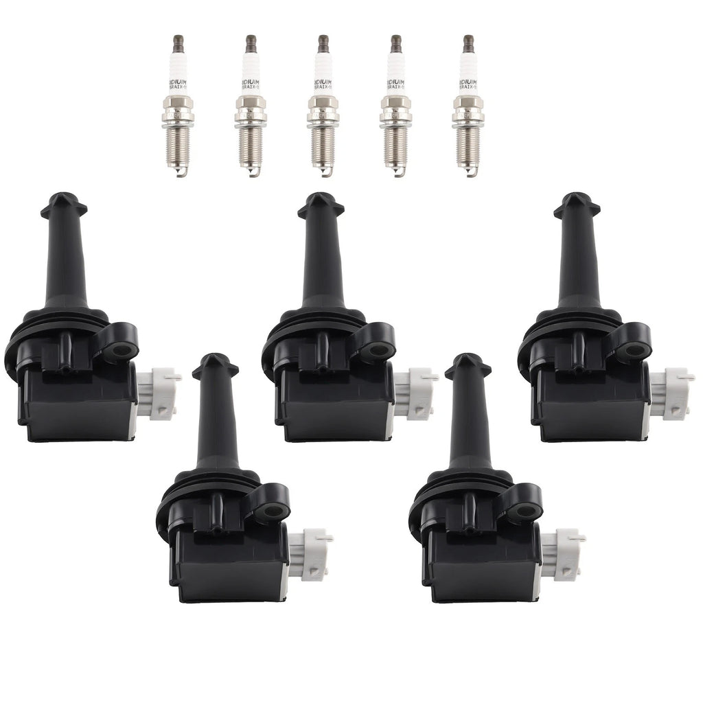 Ignition Coils Set with Iridium Spark Plugs for Volvo S40 (2004–2011)
