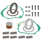 Clutch Friction Plates Kit & Gasket & Oil Filter for Polaris Predator Outlaw 500 (2003–2006)