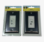 Set of 2 Wall Plates for Hampton Bay 478-434 (Aged Bronze Finish)
