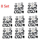 Set of 8 Carburetor Gasket Rebuild Kit for B&S 495606 494624