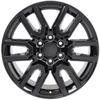20 Inch Gloss Black Wheel Replacement for GMC Sierra 1500 (1999–2023)