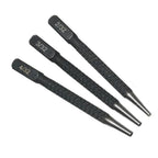 Set of 3 Center Punch Marking Tools for Metal Wood Plastic 232 332 432